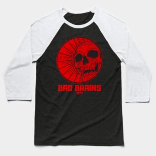 skull red bad brains vintage vibes Baseball T-Shirt